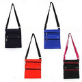Large Satin Cross Body Bag - Assorted Colors